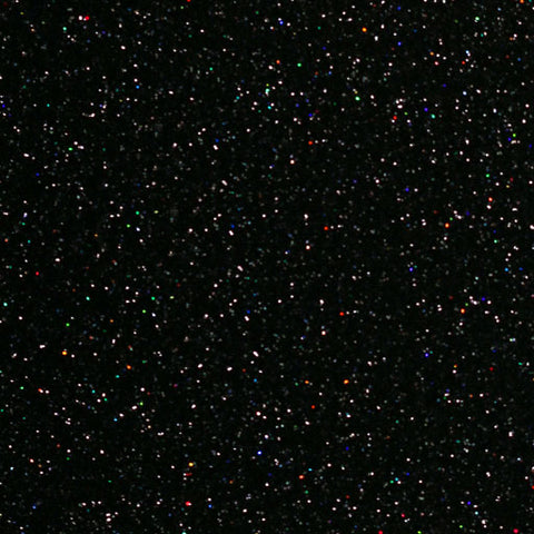 Galaxy Black Glitter Heat Transfer Vinyl