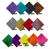 13 Pack Hologlitter Fine Holographic Glitter Adhesive Vinyl