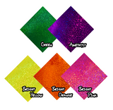 13 Pack Hologlitter Fine Holographic Glitter Adhesive Vinyl