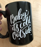 Cold Activated White to Blue Teal Color Changing Vinyl 12"x12" Sheet