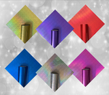 6 Pack Medium Sequin Holographic Glitter Adhesive Vinyl