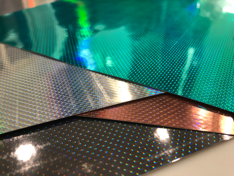 4 Pack Holographic Bubble Illusion Permanent Adhesive Vinyl