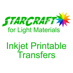 StarCraft Inkjet Printable Heat Transfers for Light Materials 10-Pack