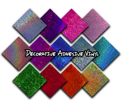 Black Holographic Deco Sparkle HTV – MyVinylCircle