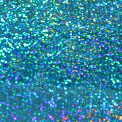 Aqua Holographic Deco Sparkle
