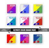 9 Pack - Ultimate Color Changing Vinyl Pack - 6 Cold and 3 Heat Activated