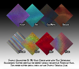 12" x 12" Hologlitter Fine Holographic Glitter - Decorative Adhesive Vinyl
