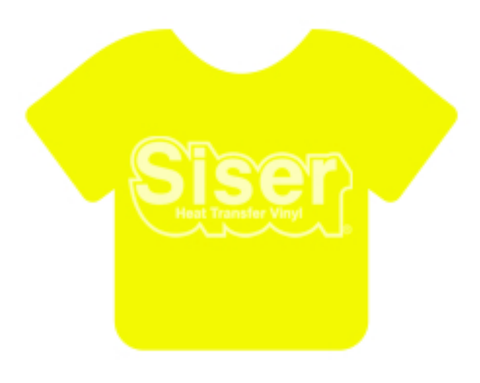 Siser EasyWeed Fluorescent Heat Transfer Vinyl 12 x 15 Sheets