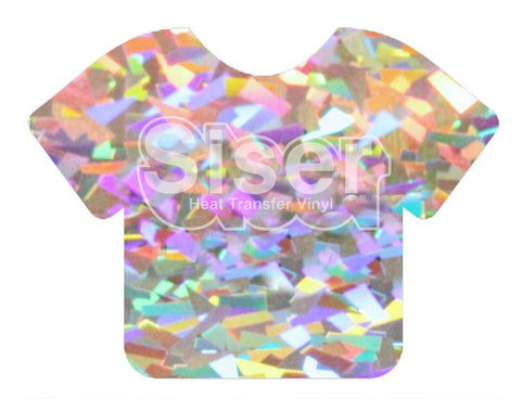 Crystal Holographic Deco Sparkle HTV