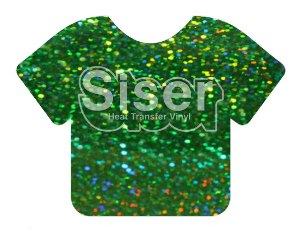 Green Holographic Deco Sparkle Heat Transfer Vinyl – MyVinylCircle