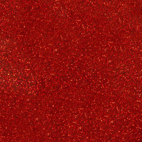 12 X 20 Red Glitter HTV Heat Transfer Vinyl Sheet Sheets 