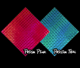 Pink or Teal Roll of Prism Sign Vinyl Holographic 1/4'' Mosaic - Decorative Adhesive Vinyl