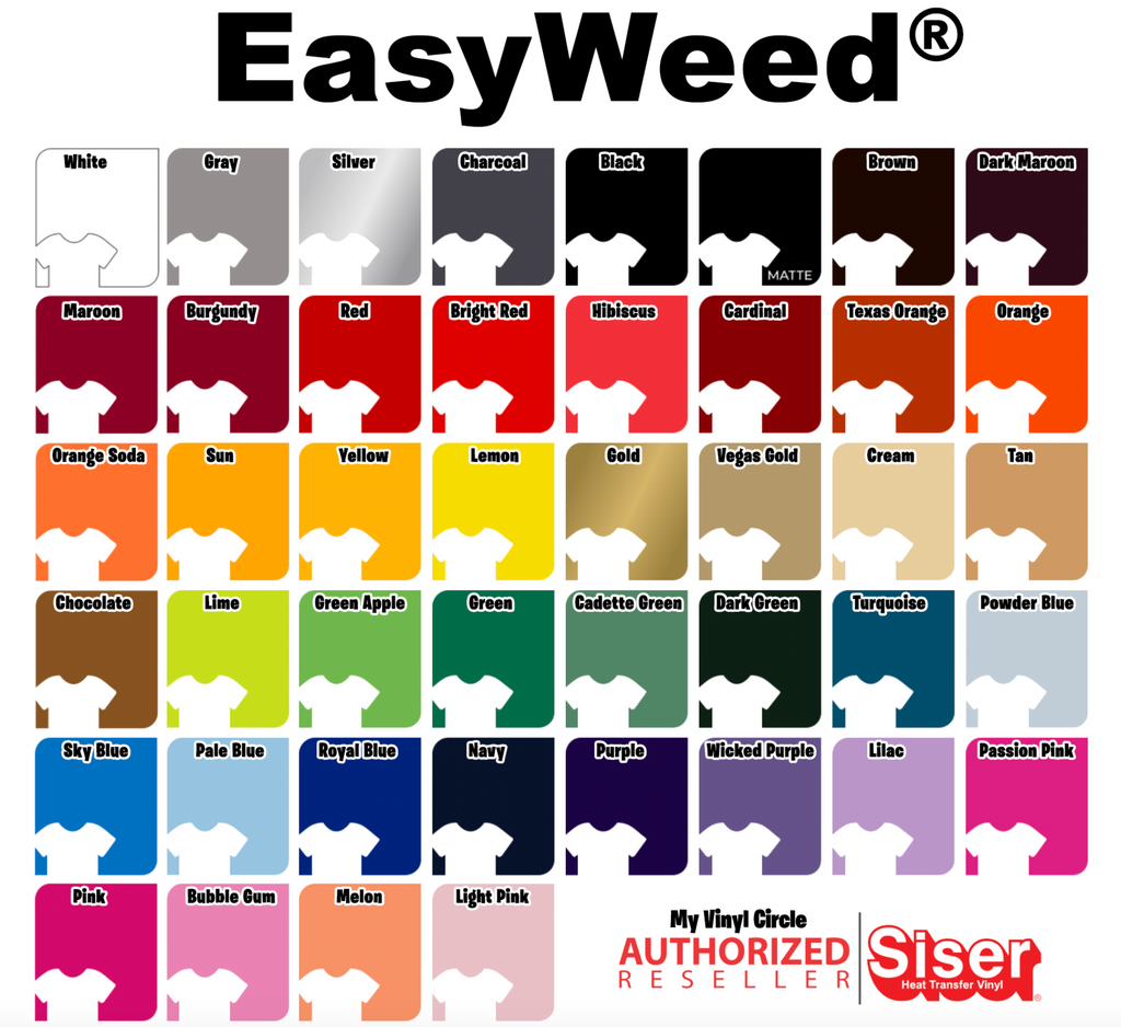 EasyWeed HTV 12 Passion Pink / Heat Transfer Vinyl / Siser EasyWeed