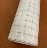 Adhesive Vinyl Transfer Tape with Grid - High Tack