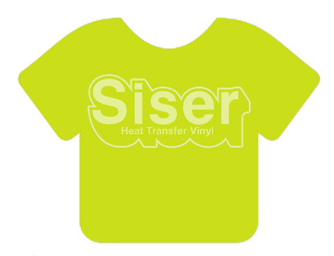 Siser EasyWeed Heat Transfer Vinyl (HTV) - Yellow - 15 in x 12 inch Sheet